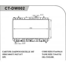 CT/DA-002大宇散熱器