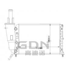 GDN.6.FT.042M-23 菲亞特 鋁質(zhì)散熱器