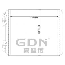 GDN.7.LA.002H-40 拉達(dá) 暖風(fēng)機(jī)水箱